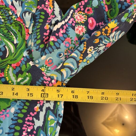 Lilly Pulitzer Leona Jacket Take Me To The Sea XS Preppy Coastal Blue Vacation - Picture 5 of 6